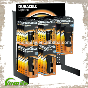 Battery Display Stand, Battery Rack ,Metal Pegboard Display Stand