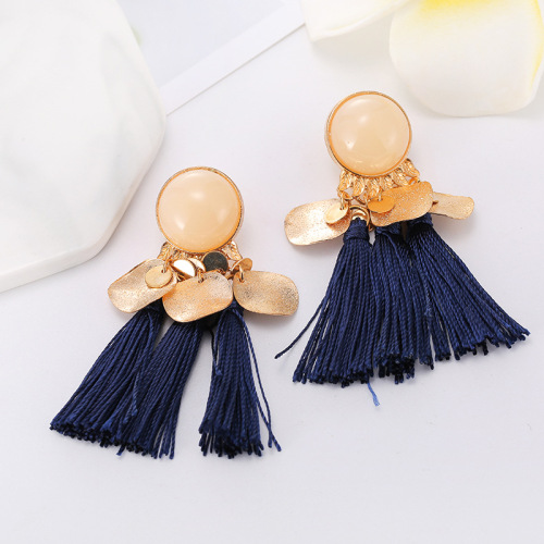 Fashion color Earrings tassel Bohemian Earrings suitable for women and girls jewelry fashion Valentine's day birthday party gift