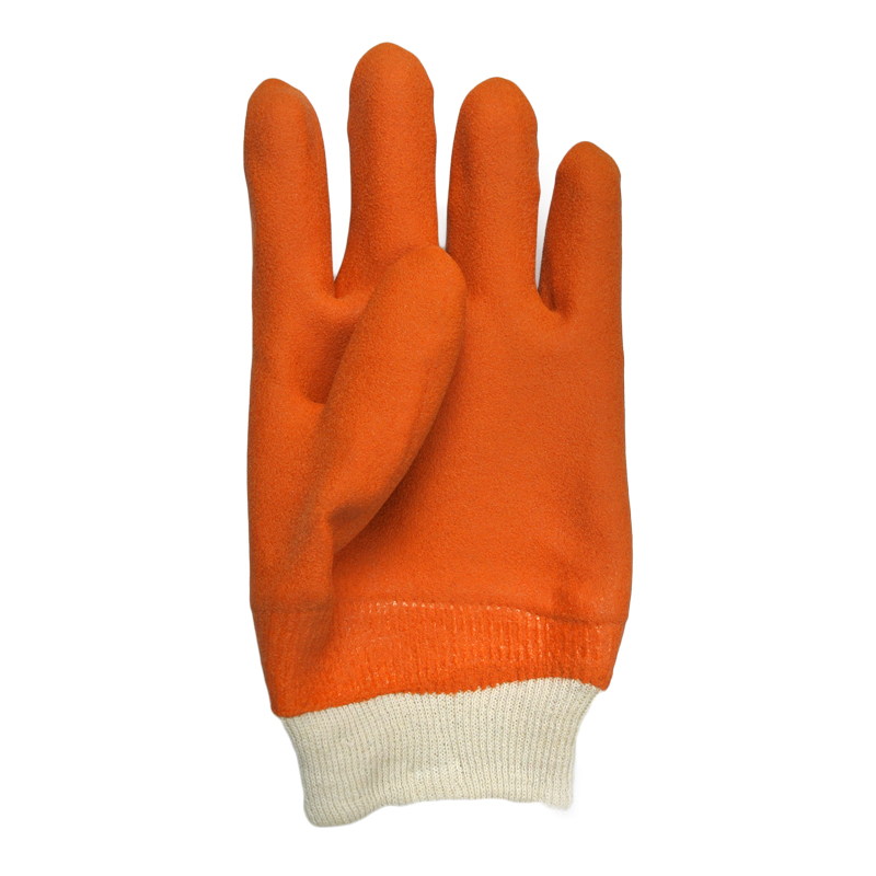 PVC K / W Foam Finish Cotton Liner Glove