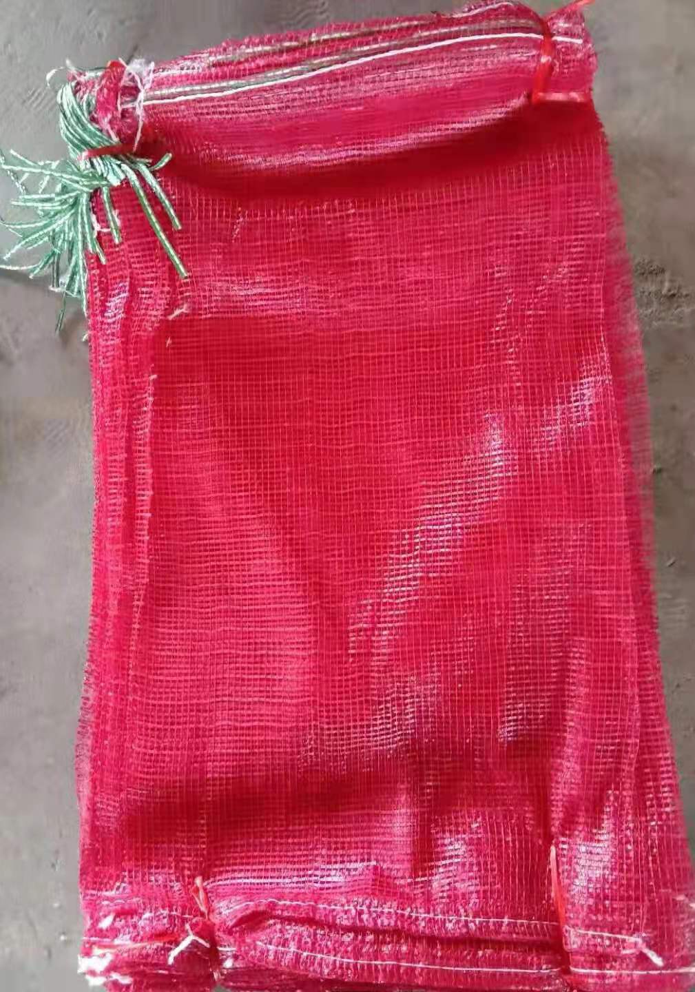 Bolsas de malha de tecido vermelho red woven mesh bags