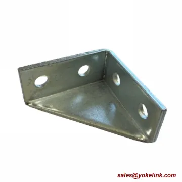 Slotted Gusseted Angle Fittings For Strut Channels