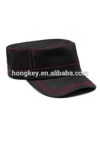 black blank army cap and hat