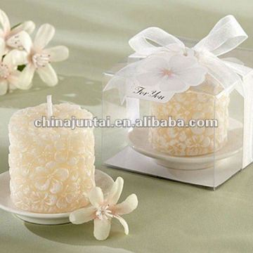 Lily flower scented candle