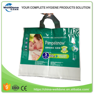 Baby diaper packaging plastic diaper bag
