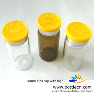 20mm flips cap with logo