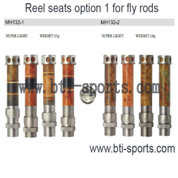 Plastic reel seats option 1 for fly rods