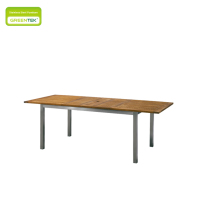 Retractable Teak Dining Table Garden Furniture