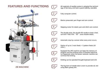 ZHENGBAO knitting machines hosiery cotton socks