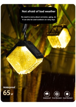 Solar Ice Brick Light Outdoor Garden