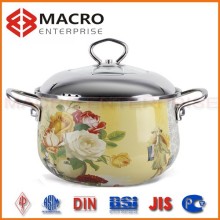 non-stick cast iron enameled stewpot
