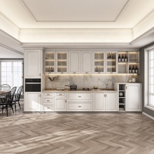 European Style Custom Open Design Kitchen Cabinets for Whole House Furniture Decoration