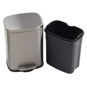 StainlessSteel Step Trash Can with Odor Control System