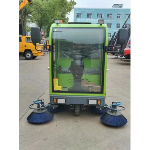 fully enclosed road sweeper