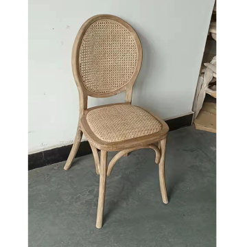 Wholesale Hotel Rattan Back and Seat Wedding Luis XV Chairs for Event Party Dining