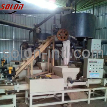 Different size wood sawdust block making machine