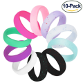 Custom 10Pack Silicone Wedding Ring for Women