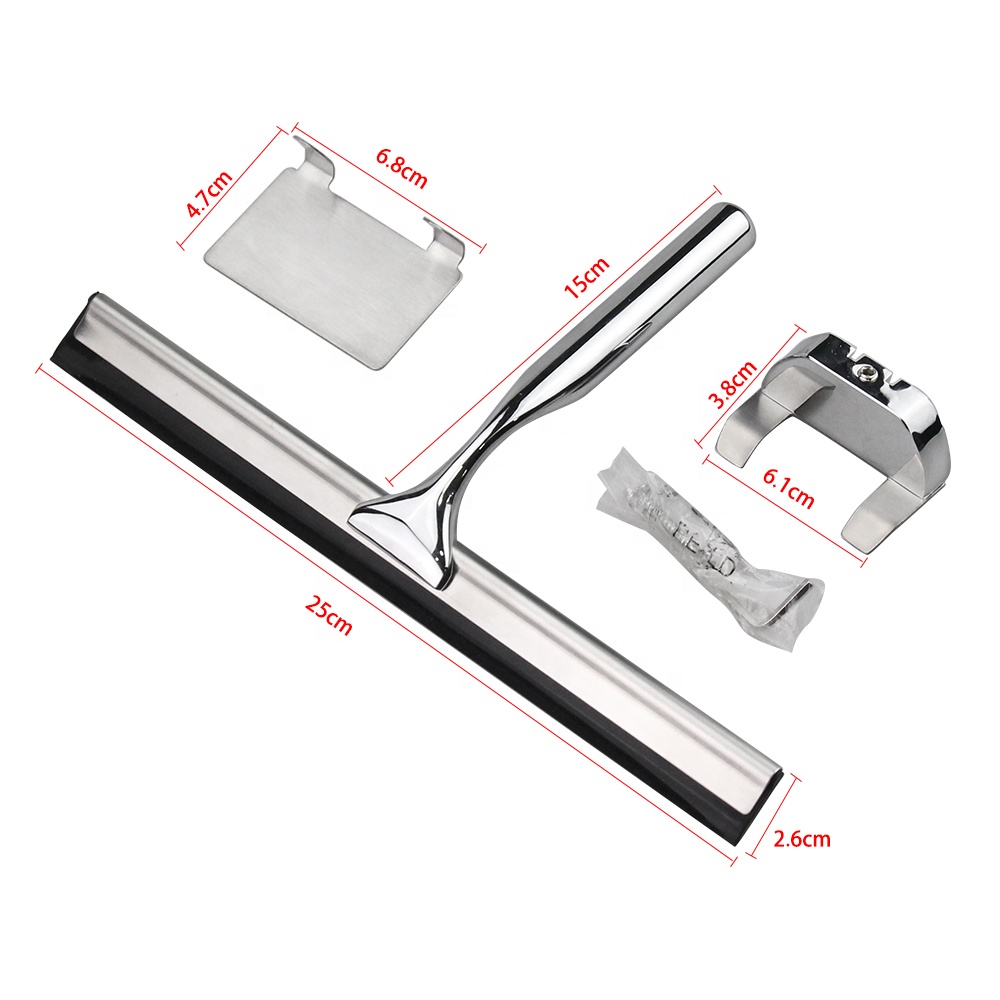 Professional-bathroom-stainless-steel-shower-squeegee