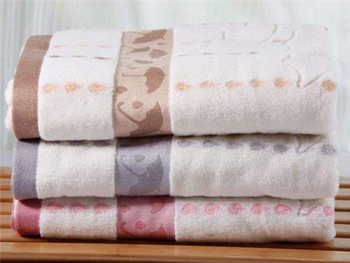 100% Cotton Yarn Dyed Jacquard Home Hotel Cotton Bath Towel