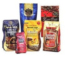 Gravure Printing Customized Metalize/aluminum Foil Coffee Packaging Bags With Valve