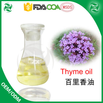 Precio de fábrica de aceite esencial de Thyme 100% natural