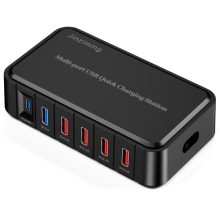 شاحن سريع USB PD &amp; QC3.0 متعدد المنافذ