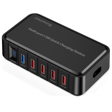 고속 충전기 USB PD&amp;QC3.0 멀티 포트 충전기