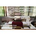Máquina de coser de puntada de cadena doble de cama plana de 50 agujas