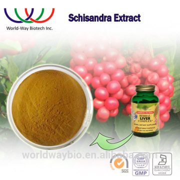 Free sampels Schisandra berry Extract,factory price 2% 5% schisandrin powder, schisandra berries extract powder