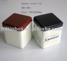 Square tin