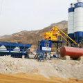 Laboratory HZS35 stationary mini concrete batching plant