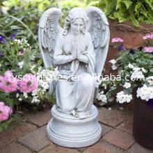 Best selling factory custom stone kneeling angel statue