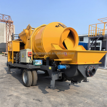 Electrical Trailer Line Concrete Pump Price with Mixer and Pump Machine