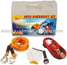 car first aid kits,emergency kits(booster cable,gloves,tow rope,torch included)