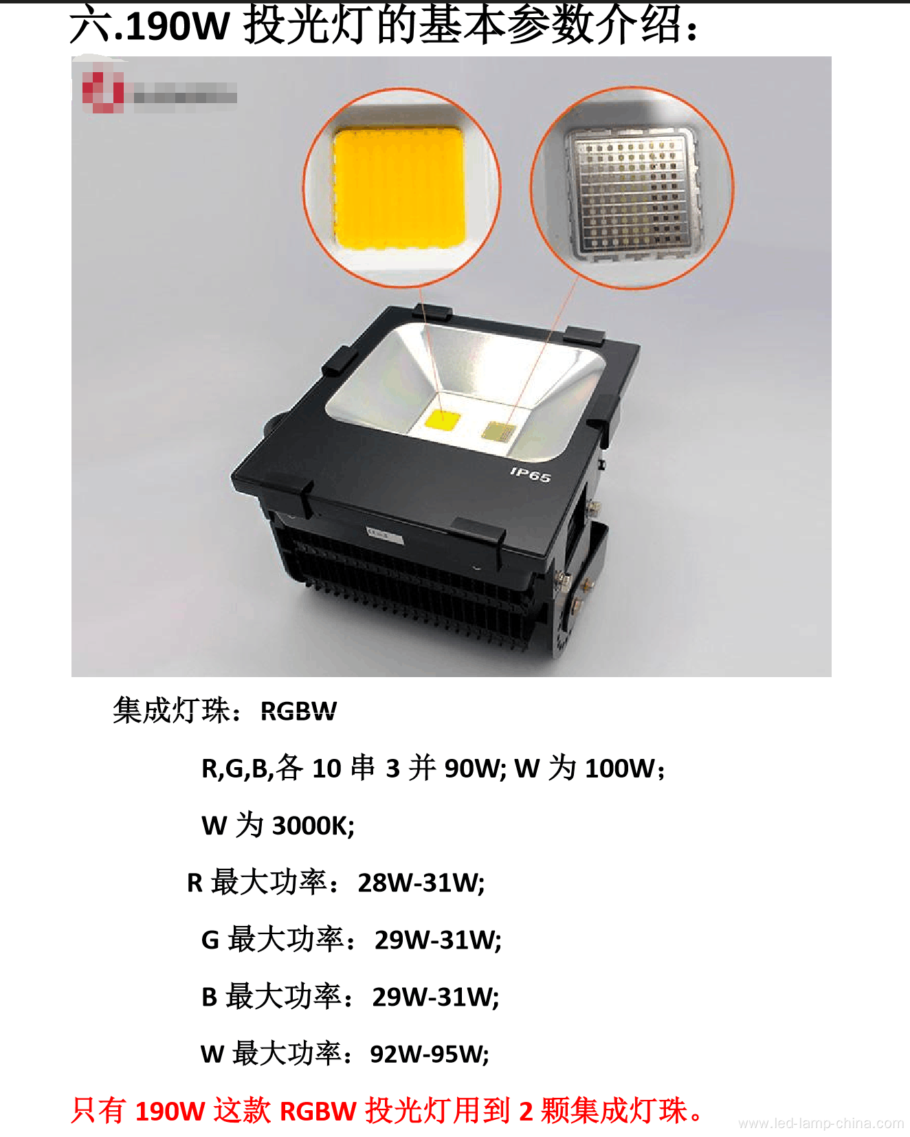 Beautiful design led flood light