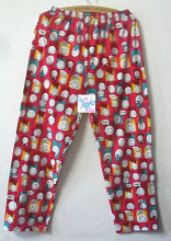 jersey fabric long pajamas with animated designs