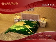 WUXI RASCHEL 100 Polyester Mora Style Geometry Design soft Blanket For Spain