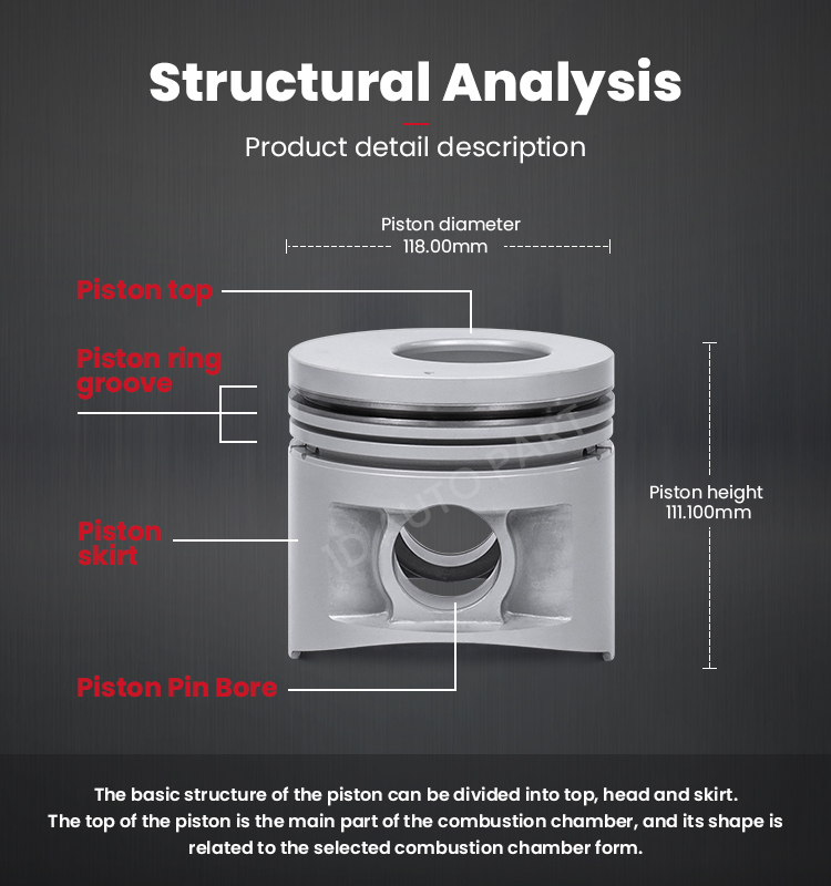 AUTO PARTS Engine PISTON for MITSUBISHI 