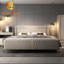 King Size Minimalist Hotel Bedroom Furniture 5-Star Sets