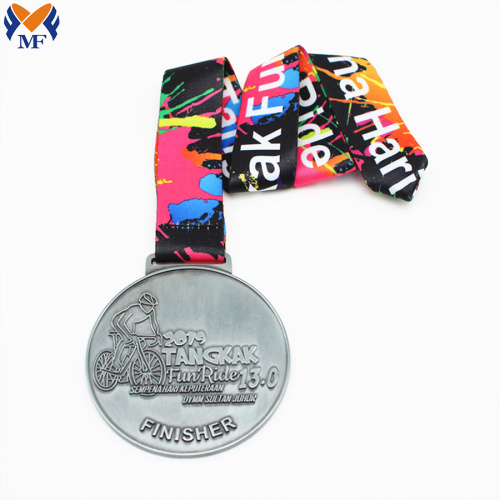 Aangepaste metalen fietsfinscher medaille