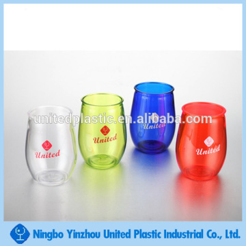 new design 14oz plastic wine tasting cup