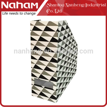 NAHAM Hot Selling Cardboard Desktop File Holder, A4 Size File Box