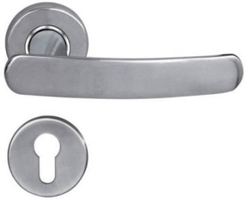 Polished Lever Steel Door Handle