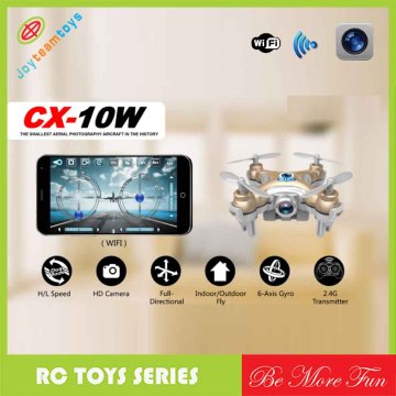 Wifi APP control drone with camera Mini drone wifi camera CX-10W