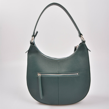 Sling Hobo bag Green Large Leather Bag
