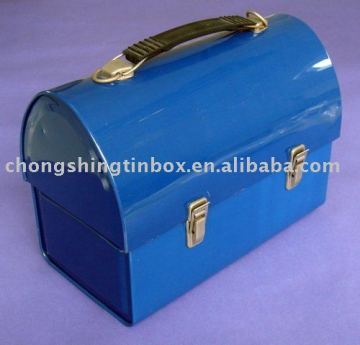 House shape tin lunch box