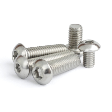 US Standard Diameter 2-56 4-40 6-32 304 Stainless Steel Screws Hex Socket Round Head Cap Screw Furniture Fastener Bolt