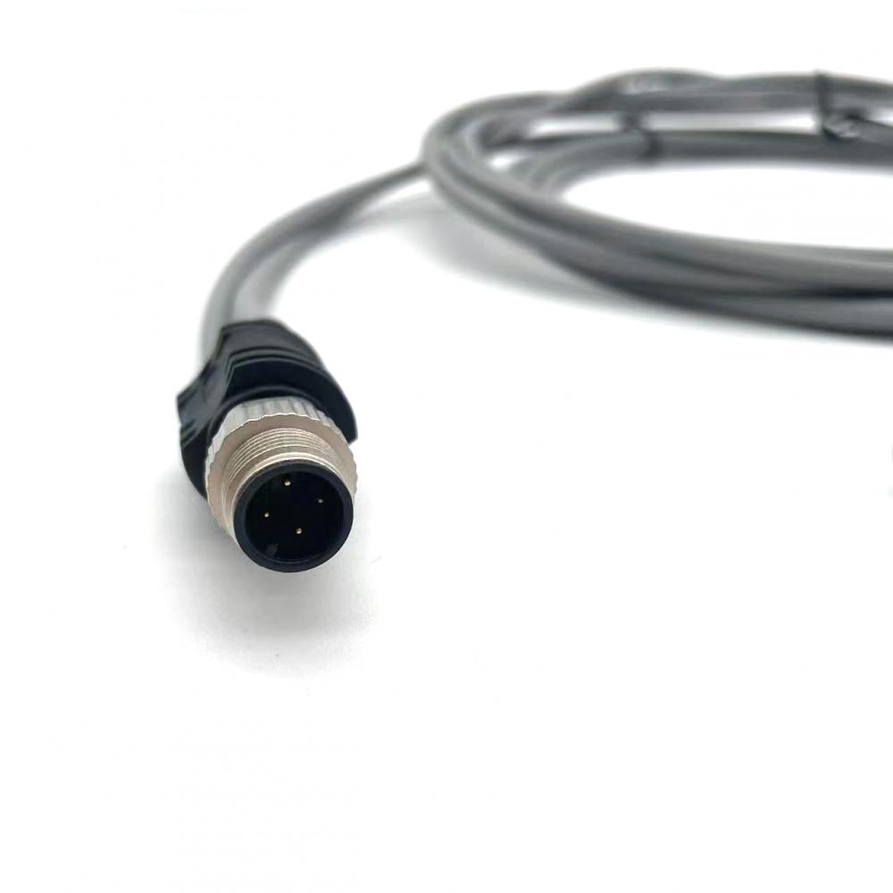 M12 to M8 Y type grey cable