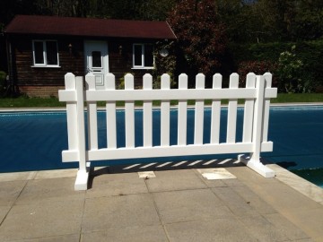 Pvc Temporary Moveable Fence , Garden Fence