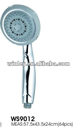 interchangeable overhead shower/shower head spa