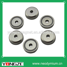 Permanent neodymium pot magnet